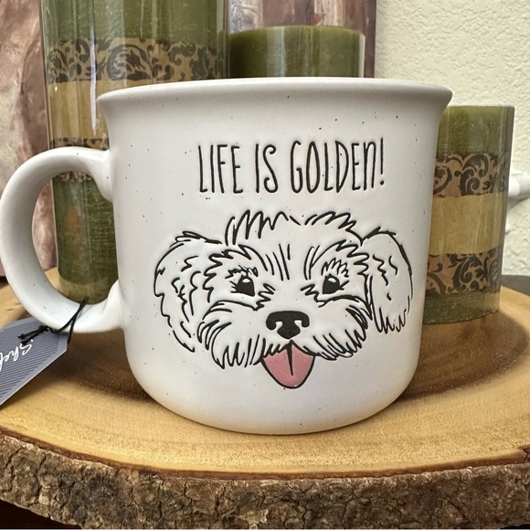 NWT- Life is Golden Coffee Mug By Sheffield Home - Picture 3 of 7